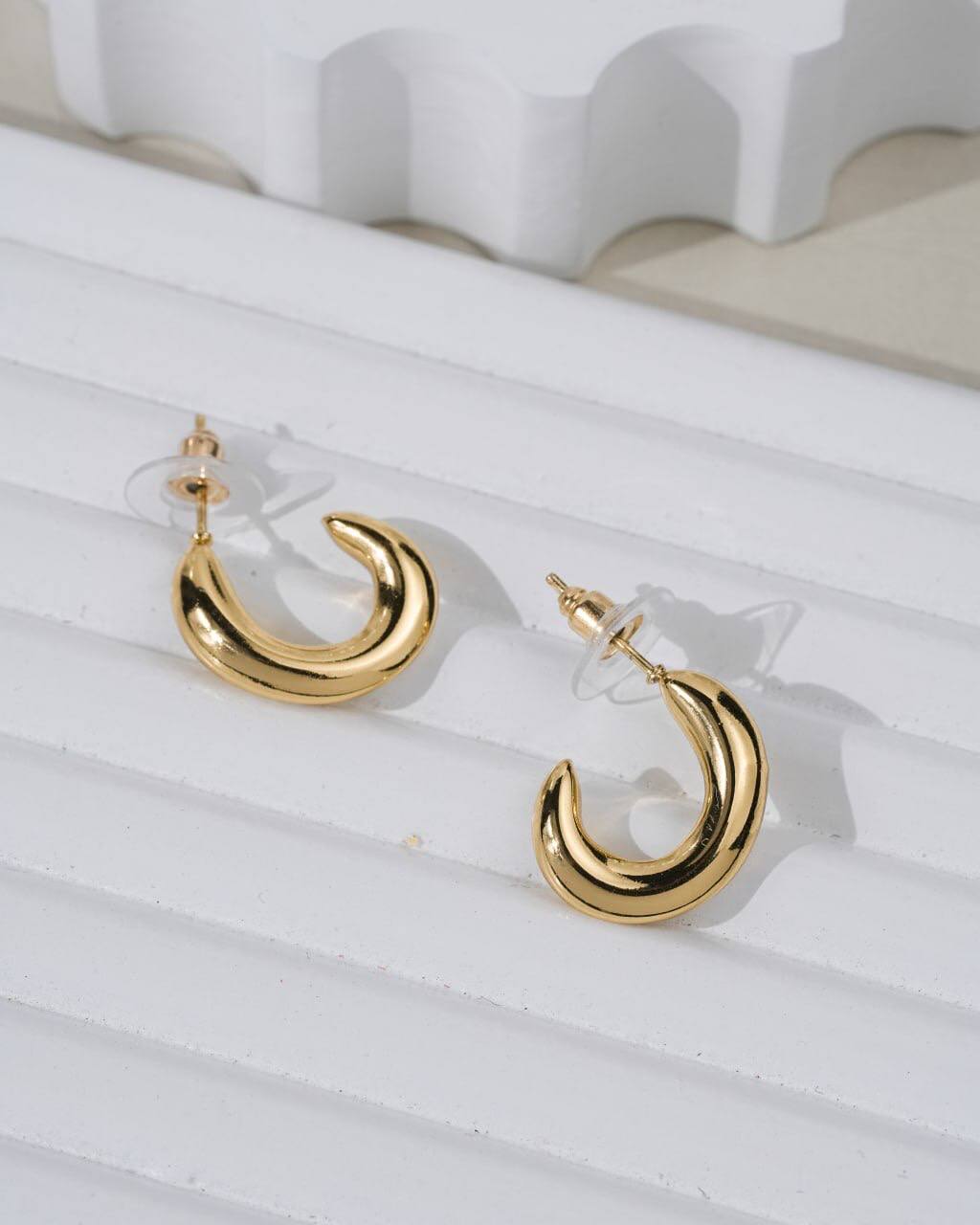 Seoul Crescent Chunky Earrings